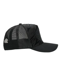 Black Flames Trucker Hat