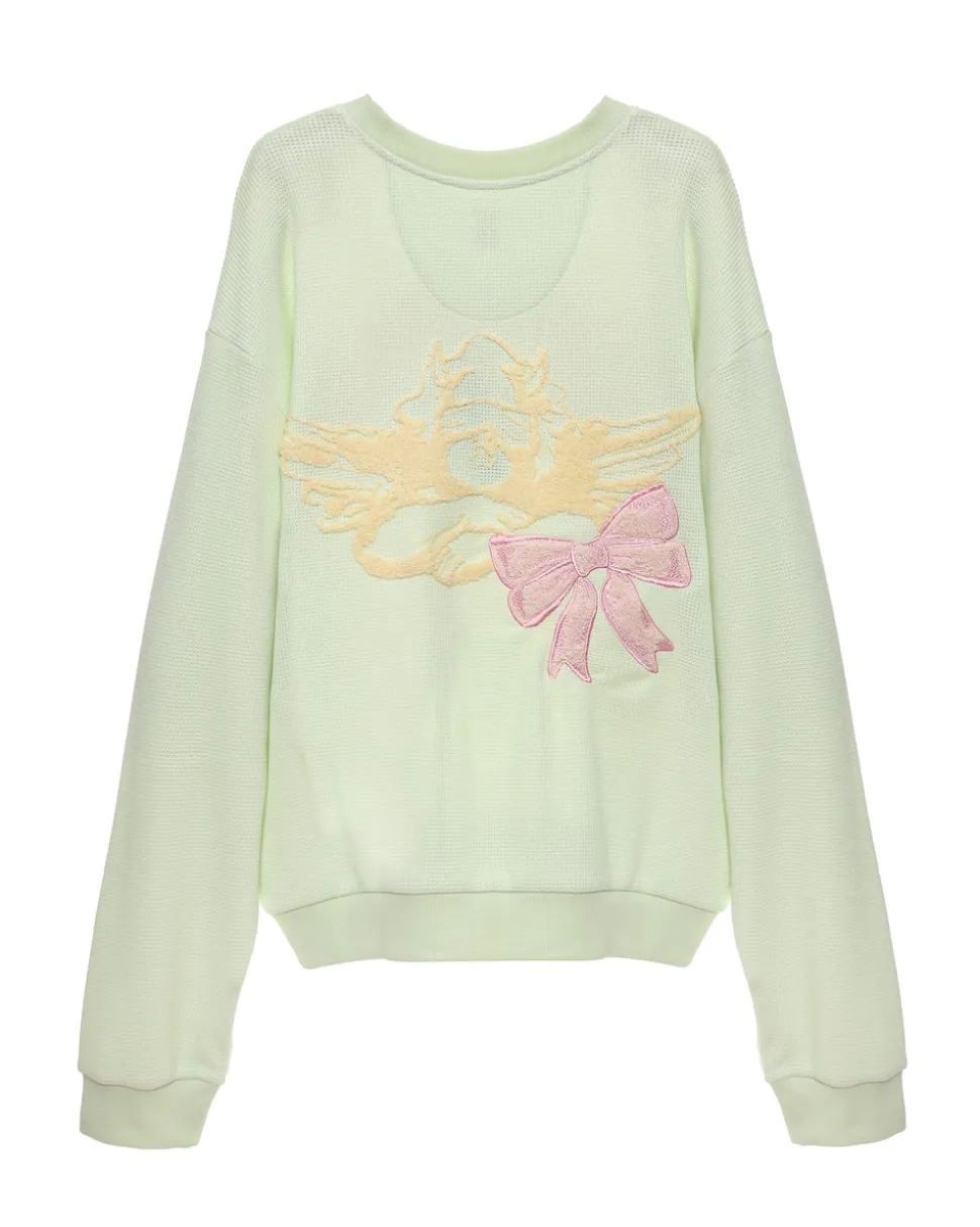 Boys Lie Bows Kara Crewneck