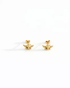 Boys Lie Gold Stud Earrings