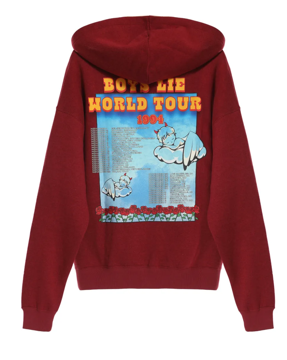 Boys Lie World Tour Round 2 Racer Hoodie