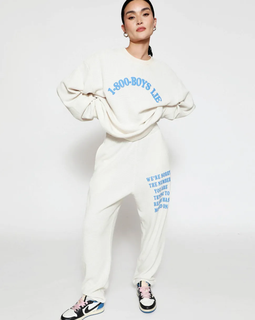 Eggshell 1-800 Reunion Sweatpants