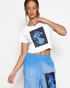 Electric Love Crop Tee