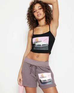 Fare Enough Thermal Boyfriend Shorts