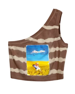 Fool's Gold One Shoulder Tank