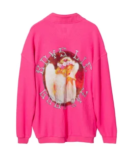 Goodbye Again Thermal Henley Crewneck