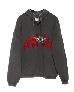Knight Angel Tour Thermal Henley Crewneck