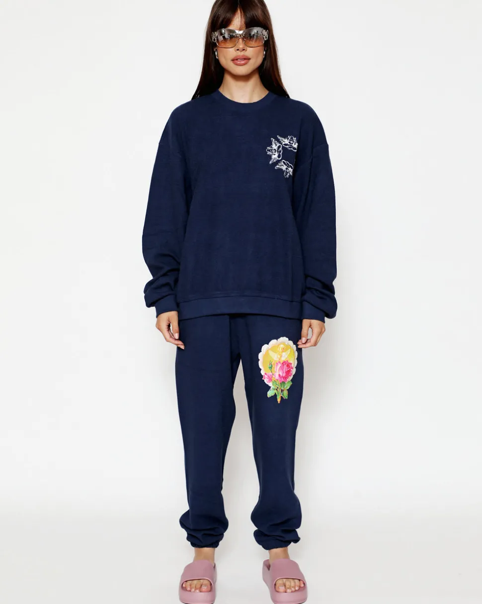 Navy Room to Grow Crewneck