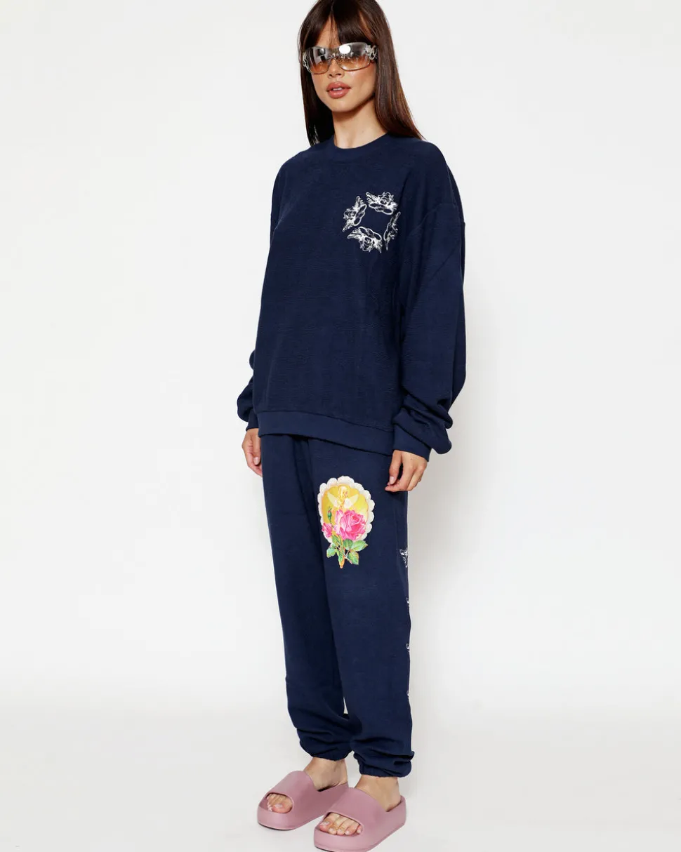Navy Room to Grow Crewneck