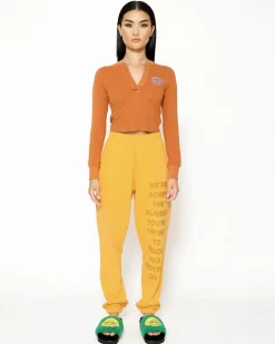 Nutmeg Perspective Shift Crop Henley