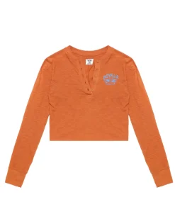 Nutmeg Perspective Shift Crop Henley