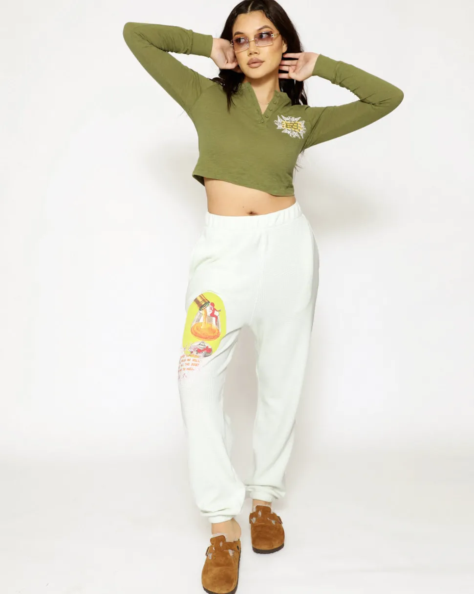 On the Rocks Crop Henley