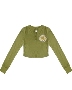 On the Rocks Crop Henley
