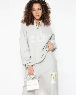 Perpetual Feelings V2 Henley Crewneck