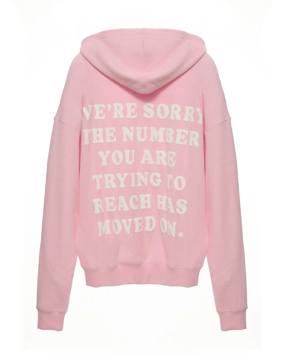 Pink 1-800 Revamped Racer Hoodie