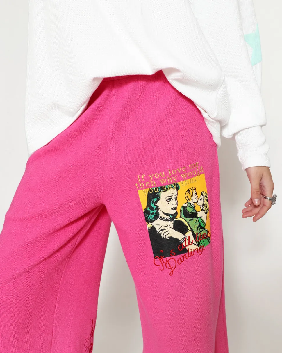 Pink Don't Say It Darling MM Pants