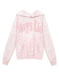 Pink Manhunt Racer Hoodie