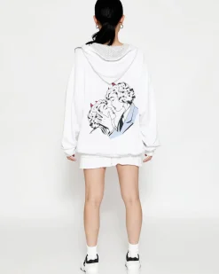 Smitten Zip-Up Boyfriend Hoodie