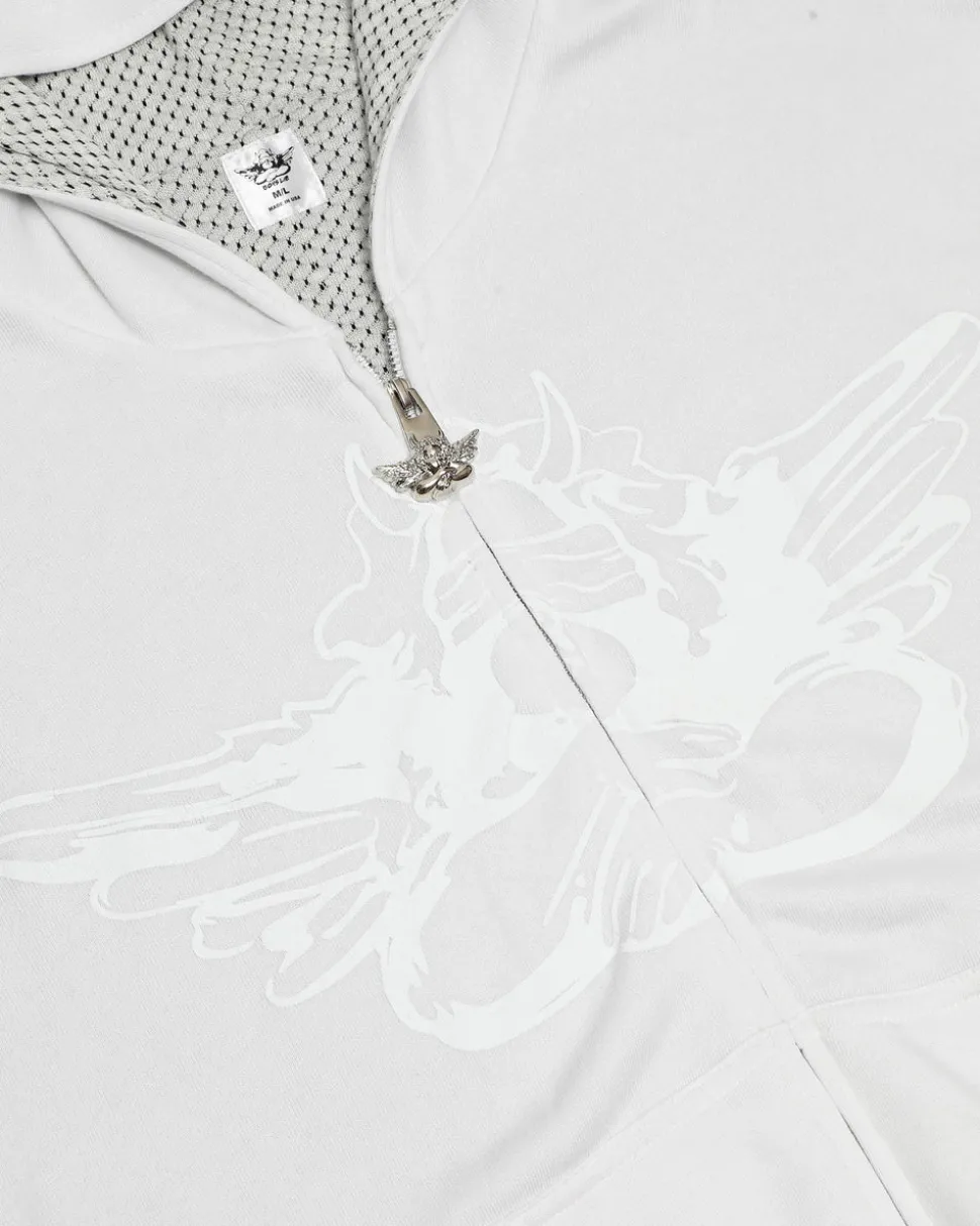 Smitten Zip-Up Boyfriend Hoodie