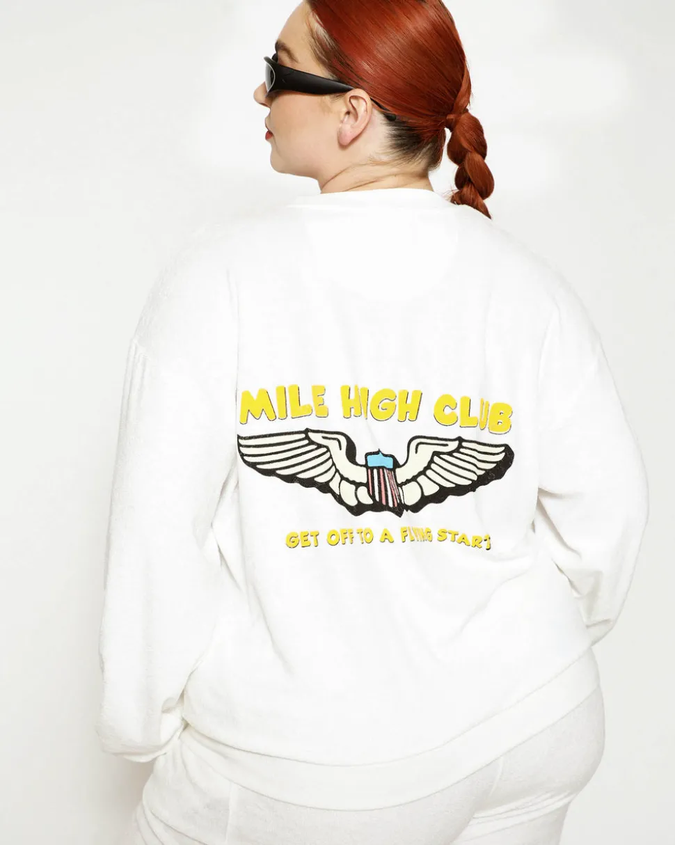 Spread Your Wings Terry Crewneck