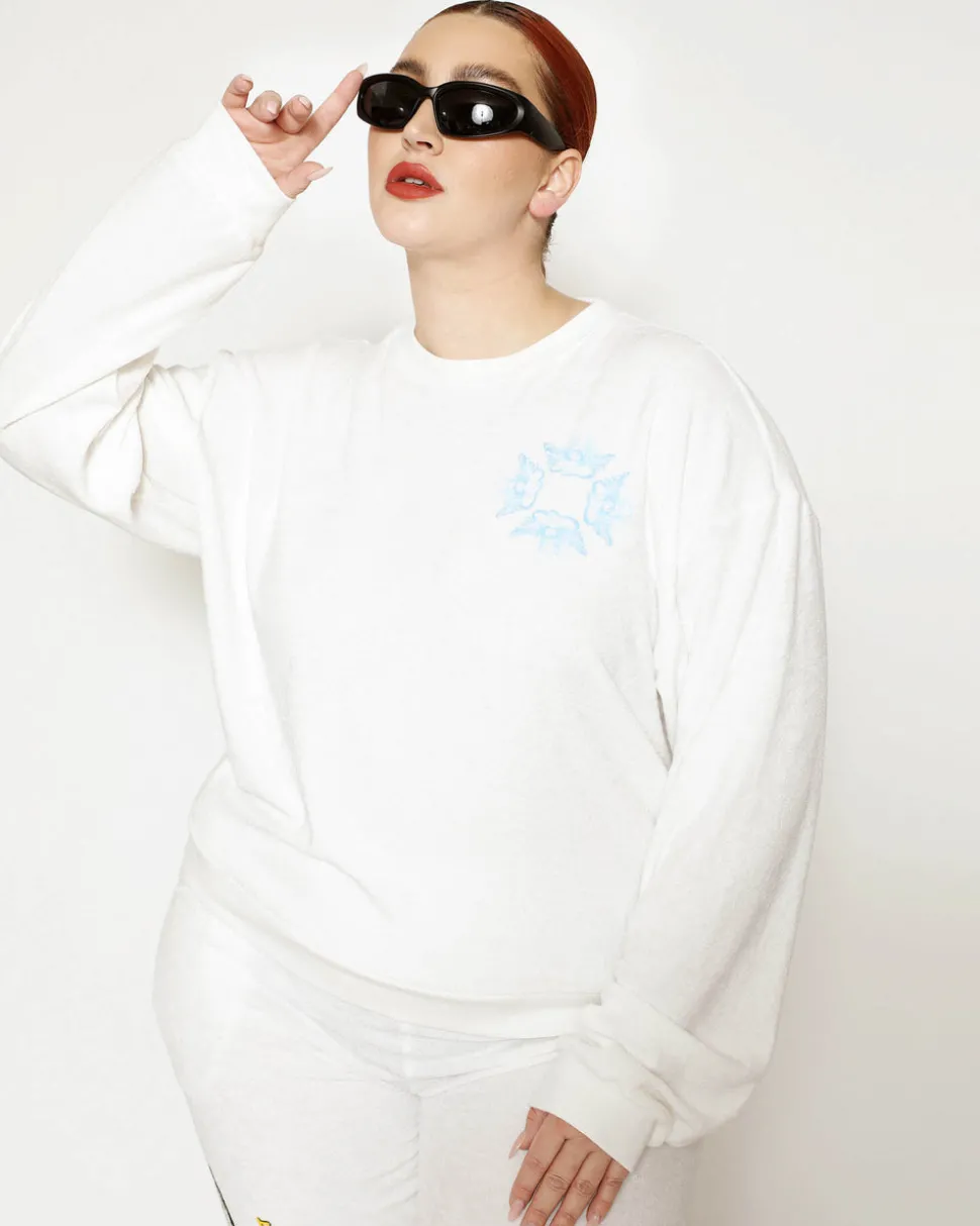 Spread Your Wings Terry Crewneck