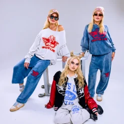 Stitch Me Up Terry Natural Kimmy Pant
