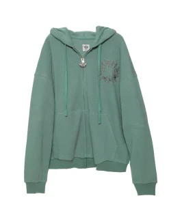 Teal Boys Lie Athletics Harley Zip-Up Hoodie