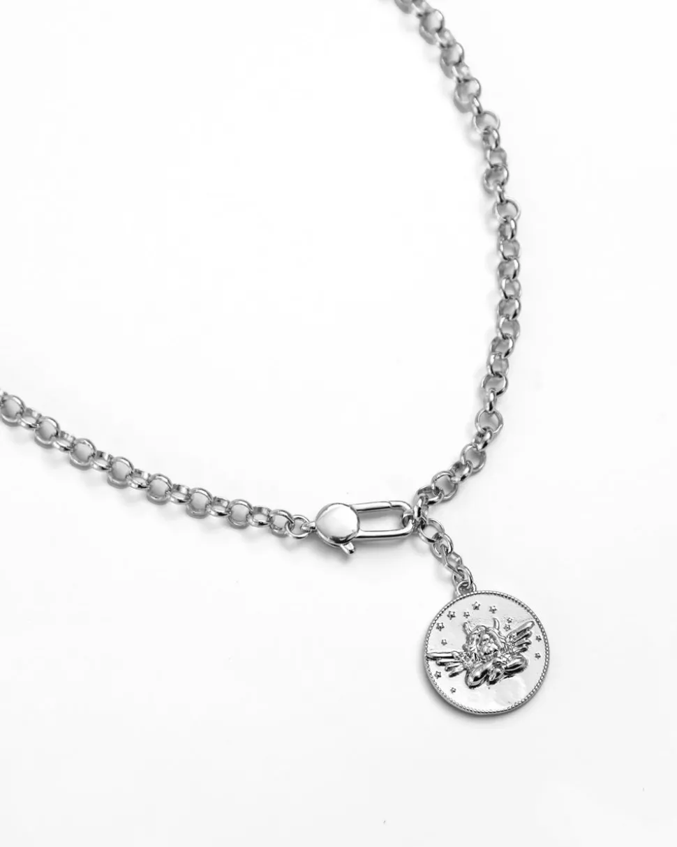 The Julie Charm Necklace Silver