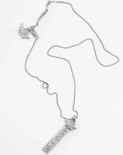 The Suzi Angel Necklace Silver