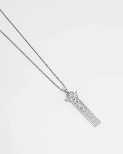 The Suzi Angel Necklace Silver