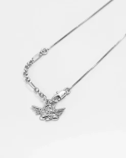 The Suzi Angel Necklace Silver