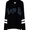 Twin Flame V2 Henley Boyfriend Crewneck