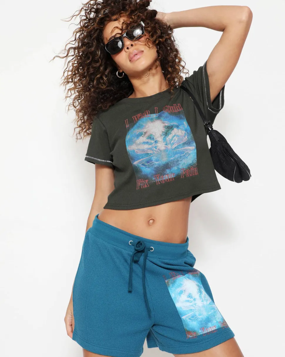 Washed Up Crop Tee