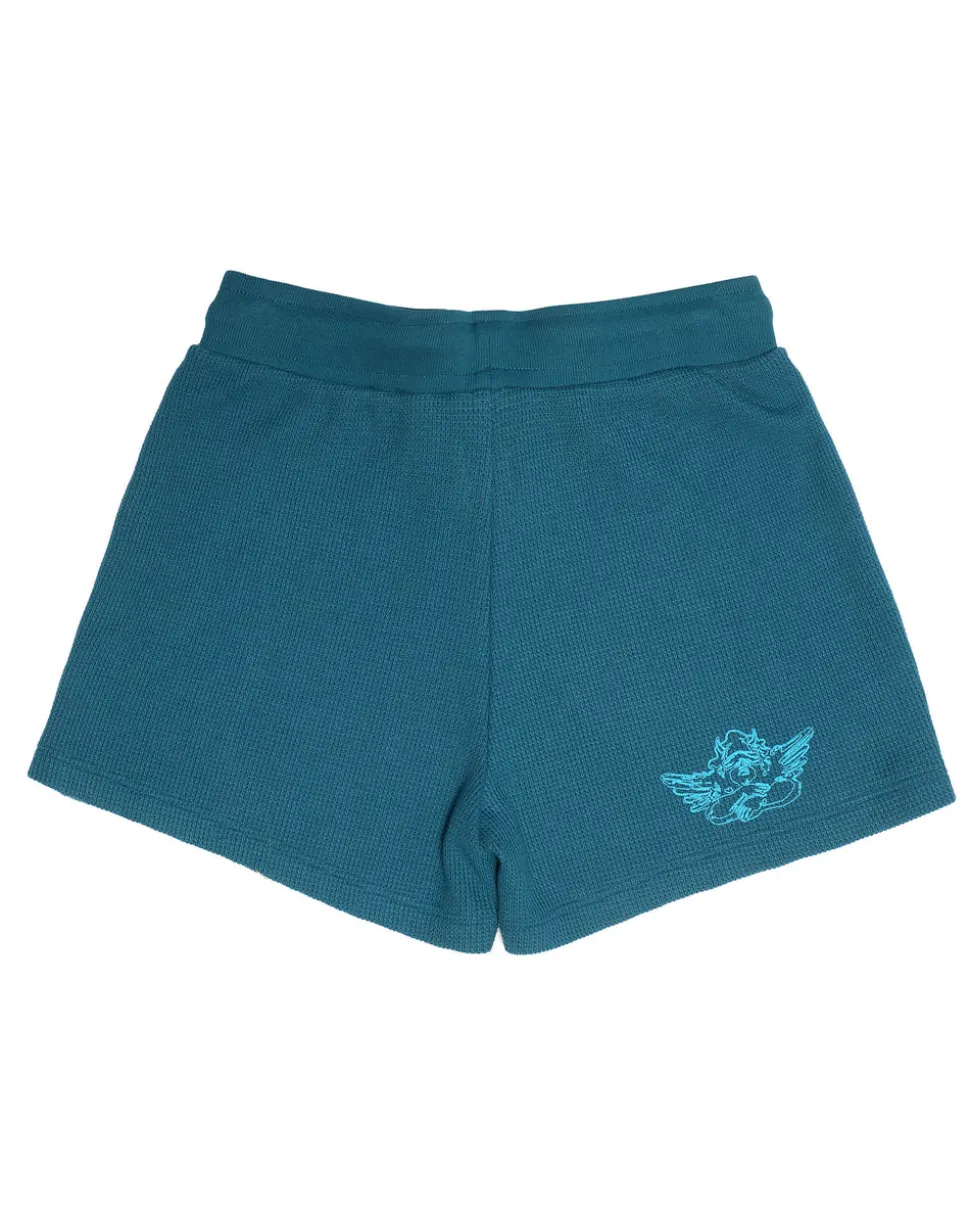 Washed Up Thermal Boyfriend Shorts