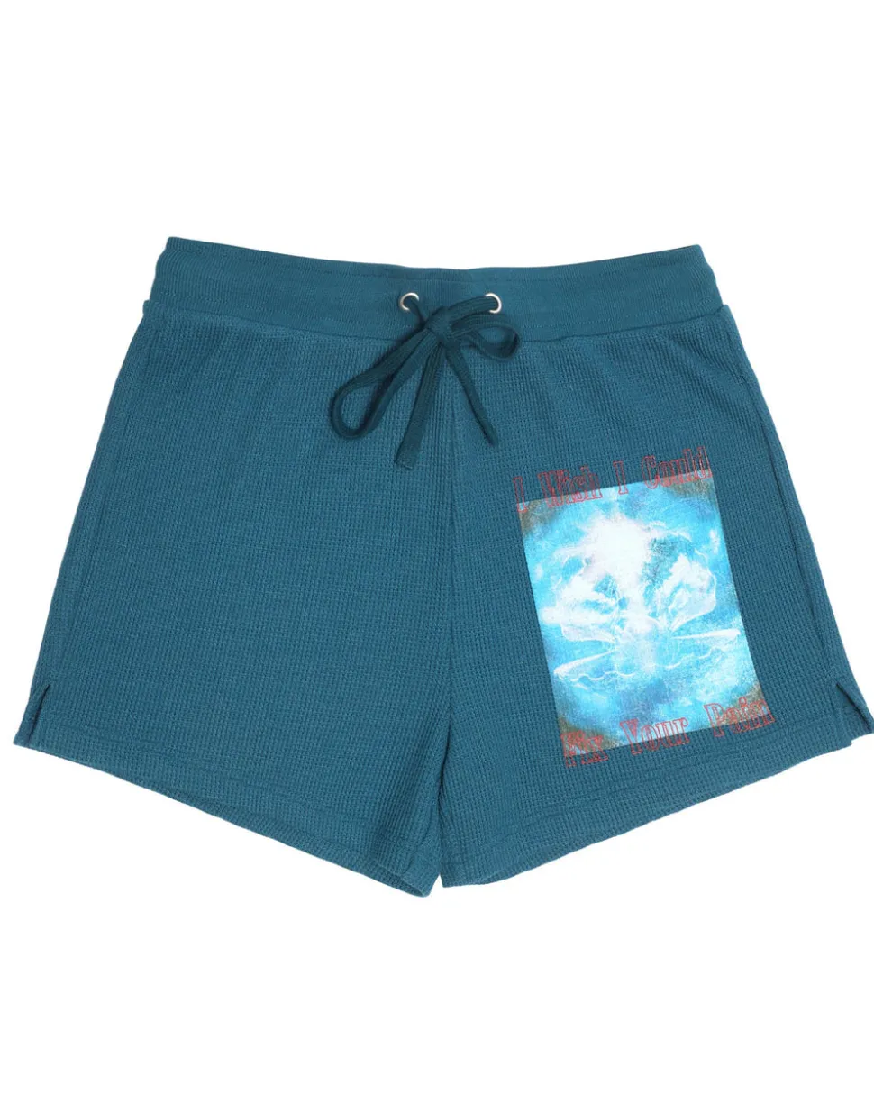 Washed Up Thermal Boyfriend Shorts