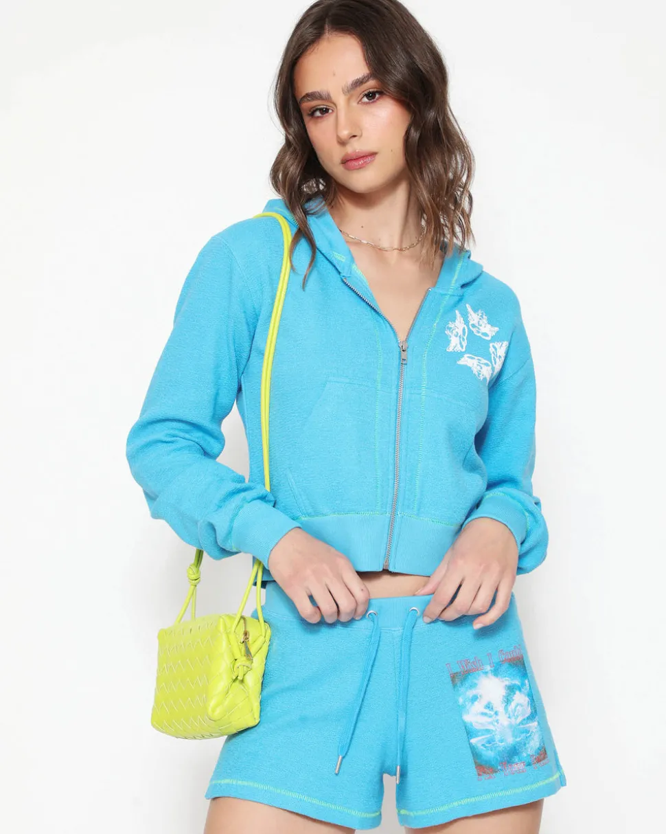 Washed Up Zip-Up Hoodie