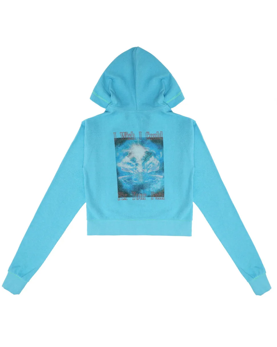 Washed Up Zip-Up Hoodie