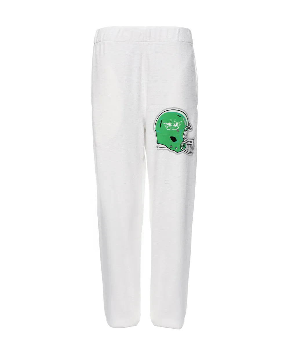 White Don't Fumble Mac Slim Pants
