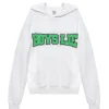 White Don't Fumble Racer Hoodie