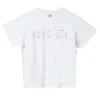 White Goodbye Again Boyfriend Tee