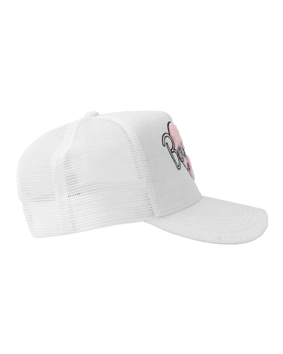 White Yours Truly Trucker